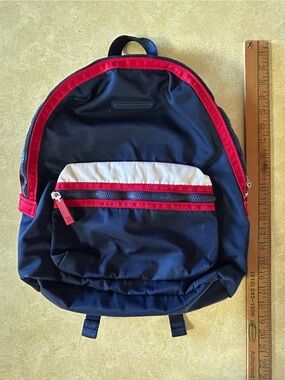 Vintage Tommy Hilfiger Backpack Book Bag Classic Everyday Carry, midsize